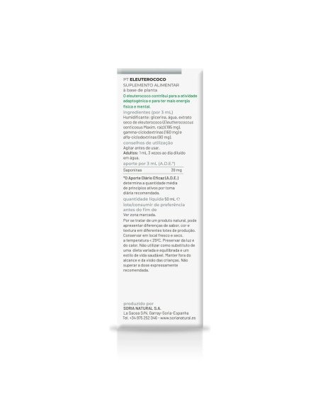 EXTRACTO DE ELEUTEROCOCO - 50 ml