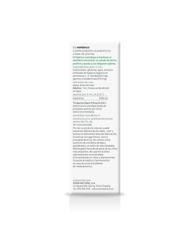 EXTRACTO DE HIPERICO - 50 ml