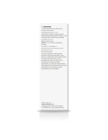EXTRACTO DE BARDANA - 50 ml