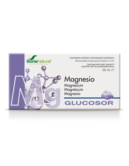 GLUCOSOR MAGNESIO - 28 ampollas