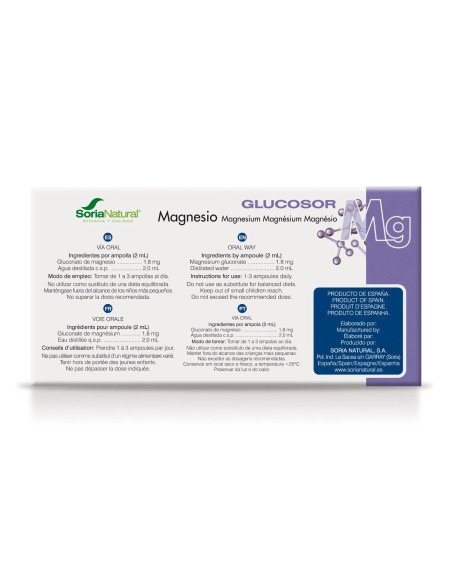 GLUCOSOR MAGNESIO - 28 ampollas