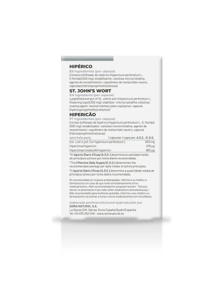 HIPÉRICO 37-S - 30 caps