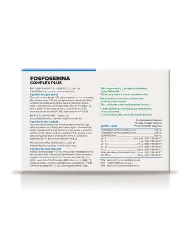 FOSFOSERINA COMPLEX PLUS - 28 sobres