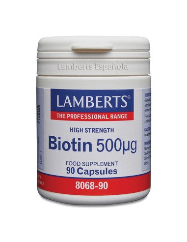 BIOTINA 500 mcg - 90 caps