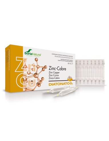 DIATONATO 5/1 ZINC/COBRE 28  ampollas x 2 ml