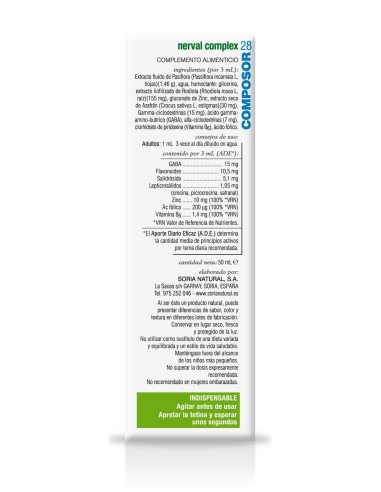 COMPOSOR 28 NERVAL COMPLEX - 50 ml