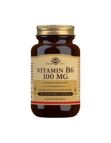 VITAMINA B6 100 mg (PIRIDOXINA) 100 caps