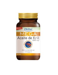 MEGA ACEITE DE KRILL 1000mg - 60 perlas