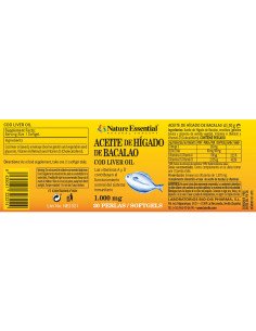 ACEITE DE HÍGADO DE BACALAO 1000 mg - 30 perlas 2