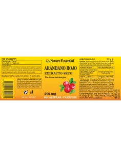 ARANDANO ROJO 5000 mg (EXT. SECO 200 mg) - 60 caps 2
