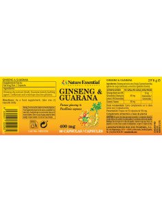 GINSENG & GUARANA 400 mg - 50 caps 2