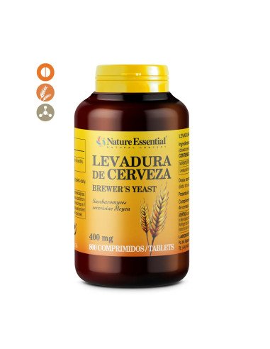 LEVADURA DE CERVEZA 400 mg 800 Tabletas