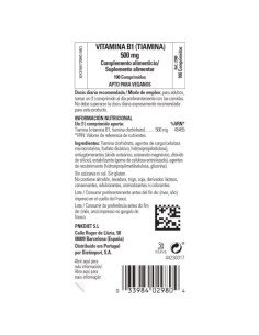 VITAMINA B1 500 mg - 100 comp 2