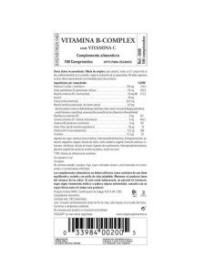 VITAMINA B-COMPLEX (con Vitamina C) - 100 comp 2
