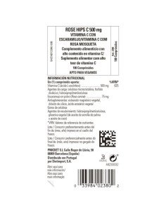 VITAMINA C 500 mg (con Escaramujo) - 100 comp 2
