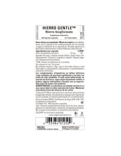 HIERRO GENTLE 20 mg - 180 caps 2