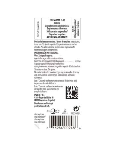 COENZIMA Q10 200 mg - 30 caps
