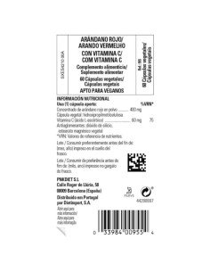 ARANDANO ROJO (con Vitamina C) - 60 caps 2