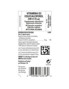 VITAMINA D3 2200UI - 50 caps 2