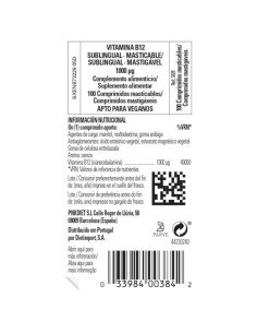 VITAMINA B12 1000 mcg - 100 comp sublinguales 2