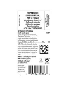 VITAMINA D3 4000 UI - 60 caps 2