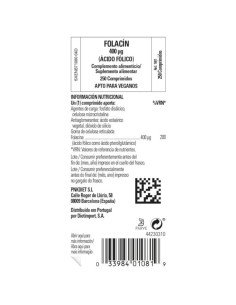 FOLACIN (Acido Folico) - 250 comp 2