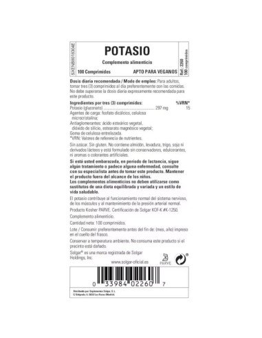 POTASIO - 100 comp