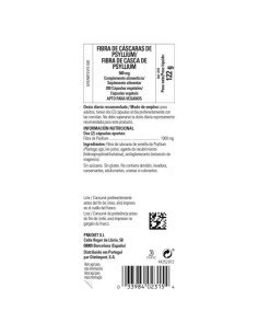 PSYLLIUM 500 mg - 200 vcaps 2