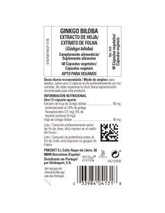 GINKGO BILOBA - 60 vcaps 2