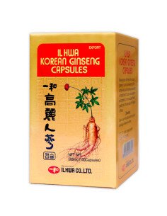 GINSENG COREANO IL HWA 500 mg (en Tarro de Cristal) - 100...
