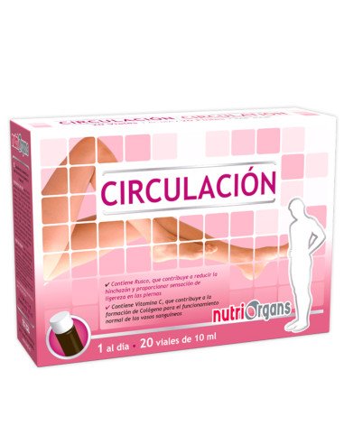 NUTRIORGANS CIRCULACION 20 ampollas