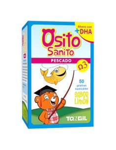 OSITO SANITO PESCADO OMEGA 3 - 50 gominolas masticables