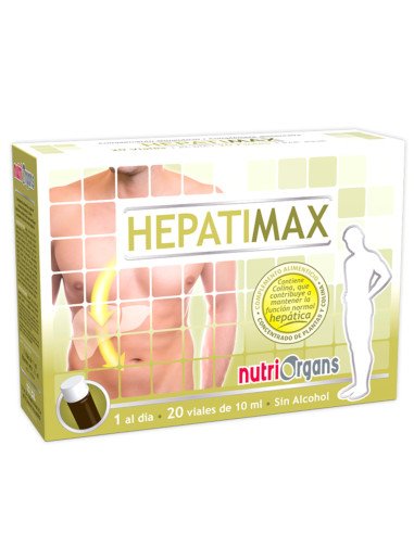 NUTRIORGANS HEPATIMAX 20 viales x 10 ml