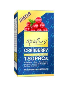 ESTADO PURO CRANBERRY 150 pacs (Arandano Rojo) - 40 caps