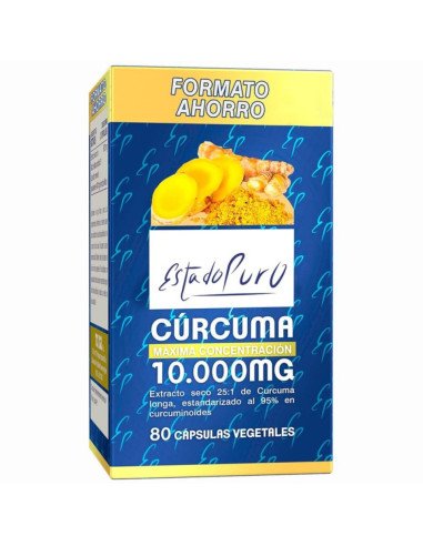 ESTADO PURO CURCUMA 80 caps FORMATO AHORRO