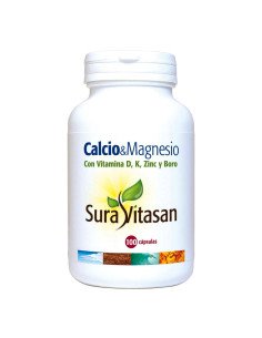 CALCIO & MAGNESIO (con Vitamina D, K, Zinc y Boro) - 100...