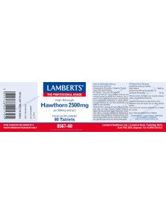 HAWTHORM 2500 mg (Espino Blanco) - 60 comp 2