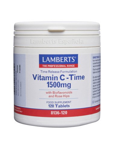 VITAMINA C 1500 mg LIBERACION SOSTENIDA 120 tab