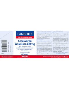 CALCIO MASTICABLE 400 mg - 60 comp 2