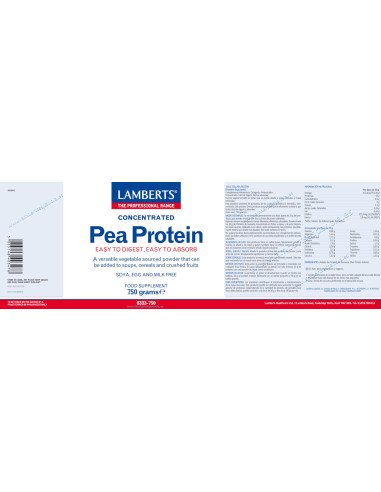 PEA PROTEIN (Proteína de Guisante) - 750 g