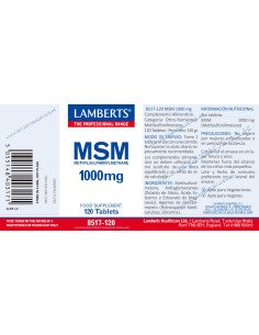 MSM 1000 mg - 120 comp 2