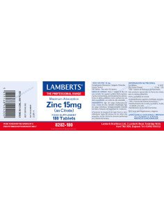 ZINC 15mg - 180 comp 2