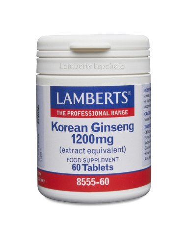 GINSENG COREANO 60 tabletas