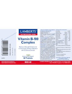 VITAMINA B-100 COMPLEX - 60 caps 2
