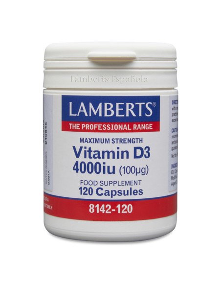 VITAMINA D3 4000UI (100 mcg) - 120 caps
