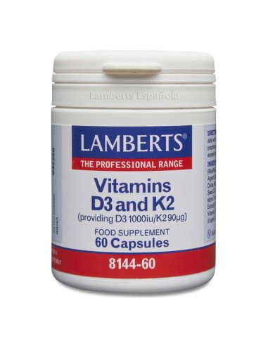 VITAMINA D3 1000 UI Y K2 90 MCG  60 caps