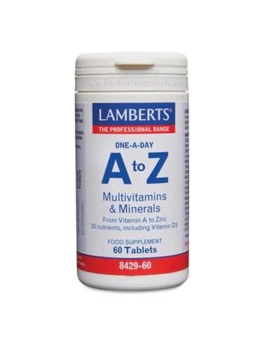 A TO Z MULTIVITAMINAS Y MINERALES 60 tabletas