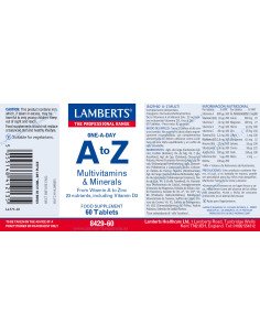 A to Z MULTIVITAMINAS Y MINERALES - 60 comp 2
