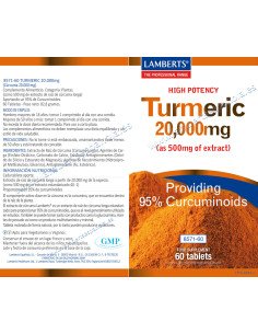 TURMERIC 20.000 mg (Curcuma) - 60 comp 2