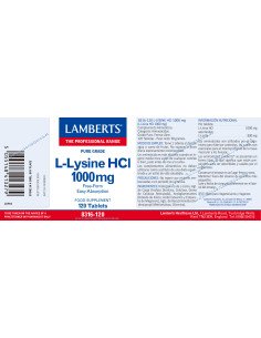L-LYSINE HCI 1000 mg - 120 comp 2